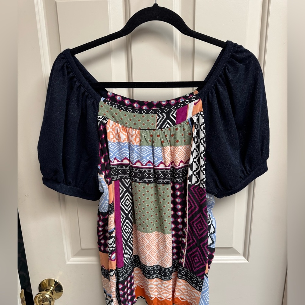 Maeve Catania Patchwork Top - image 4